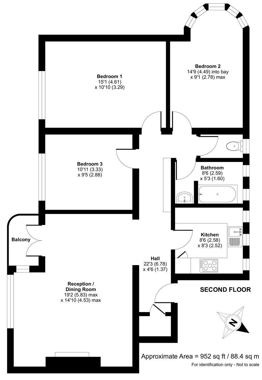 9, The Lawns, Blackheath floorplan