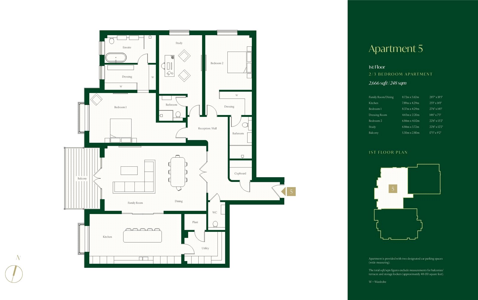Flat 5,, Wildacre, Northwood floorplan
