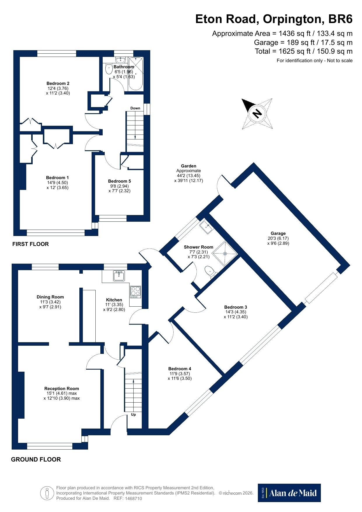 89, Eton Road, Orpington floorplan