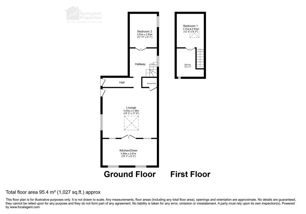 The Old School, South Terrace, Louth floorplan