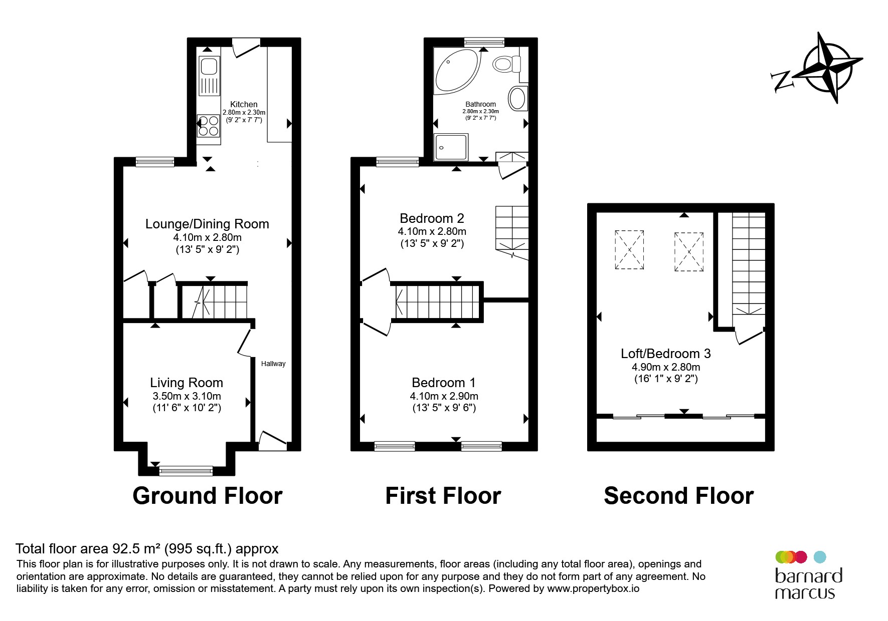 76, Priory Road, Croydon floorplan