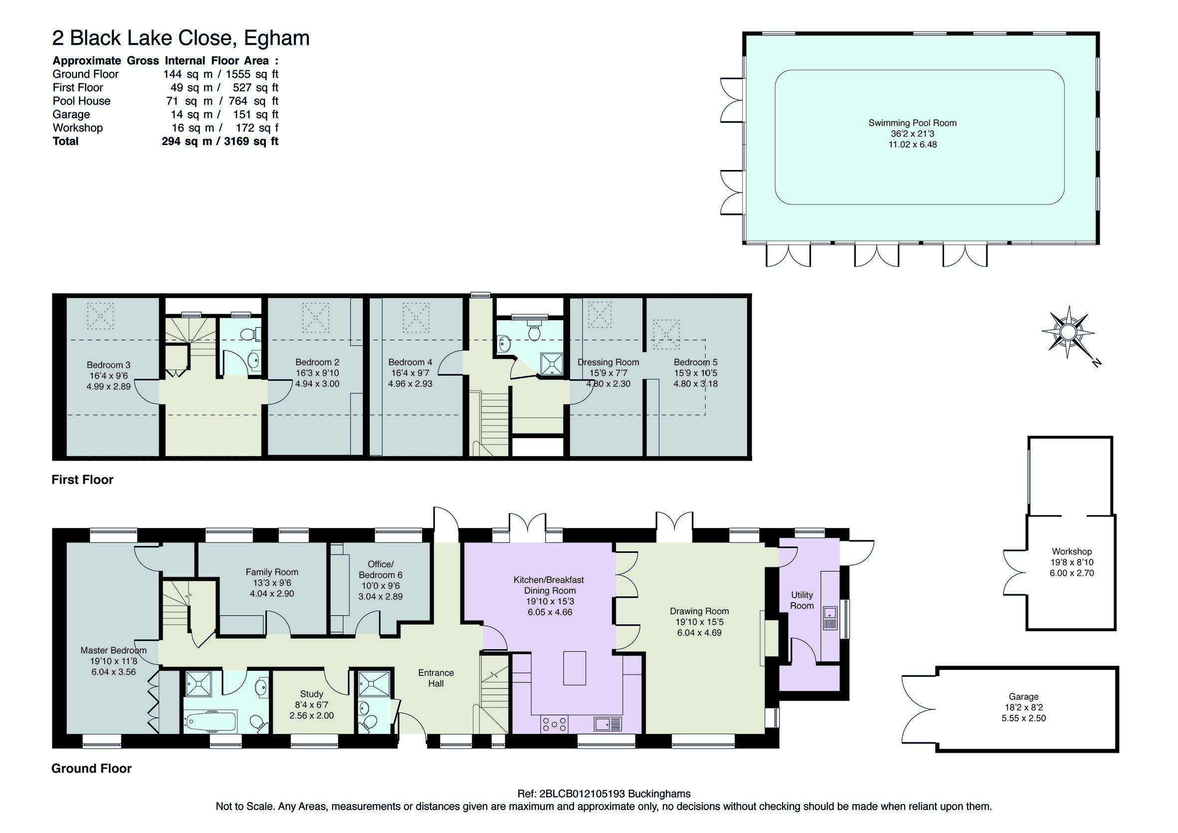 6 Bedrooms Semi-detached house for sale in Black Lake Close, Egham TW20
