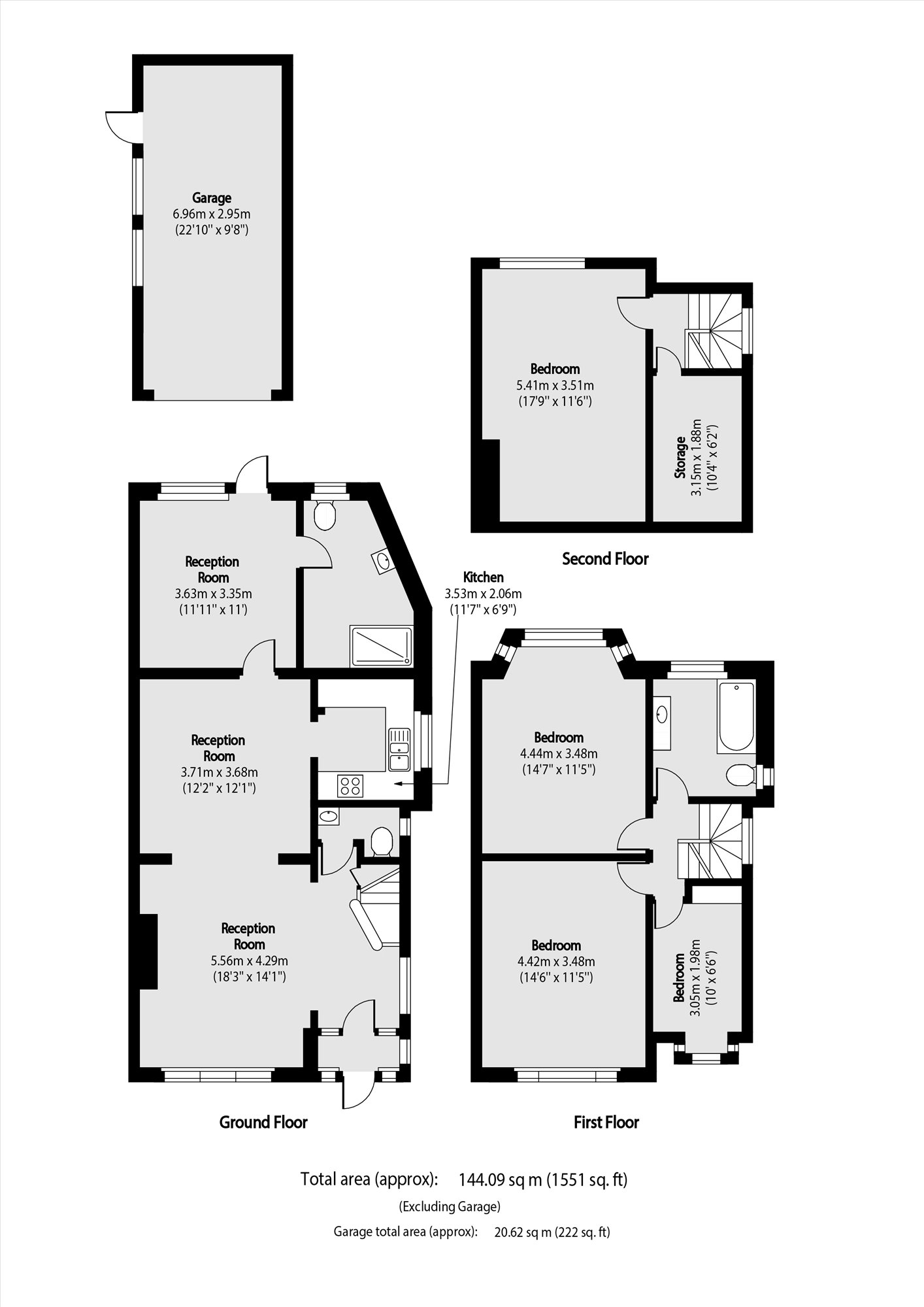 130, Abbotts Drive, Wembley floorplan