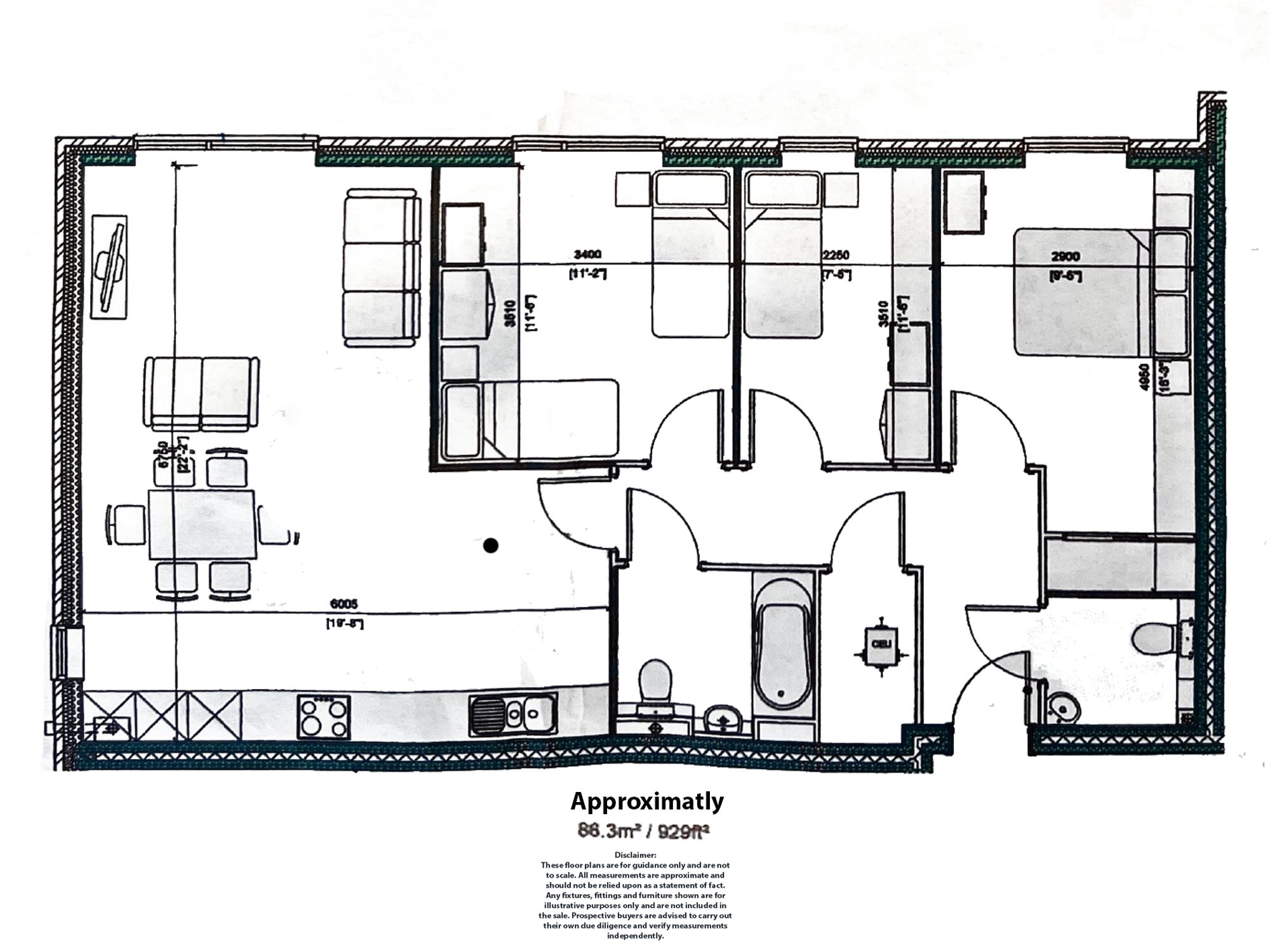 Flat 9, Gemini Court, Edgware floorplan