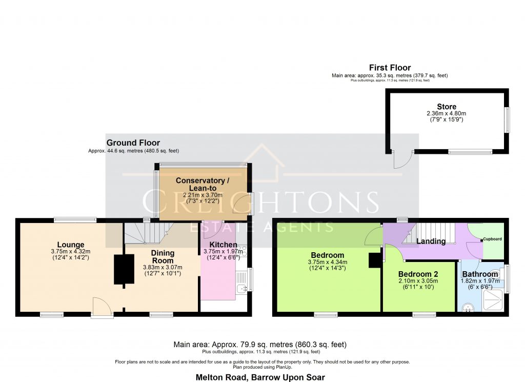 82 Nook Cottage, Melton Road, Barrow Upon Soar floorplan