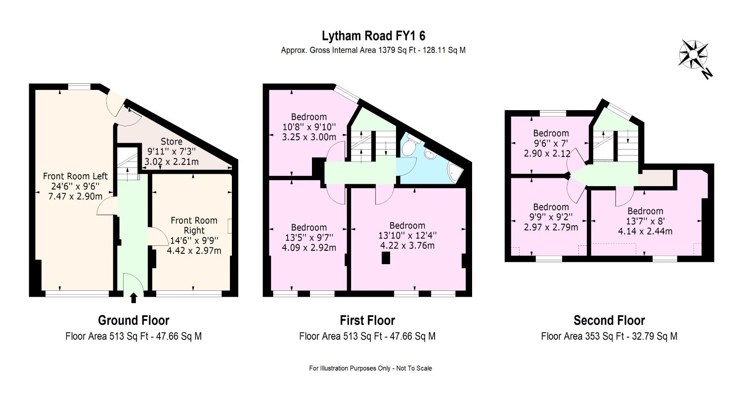 81, Lytham Road, Blackpool floorplan