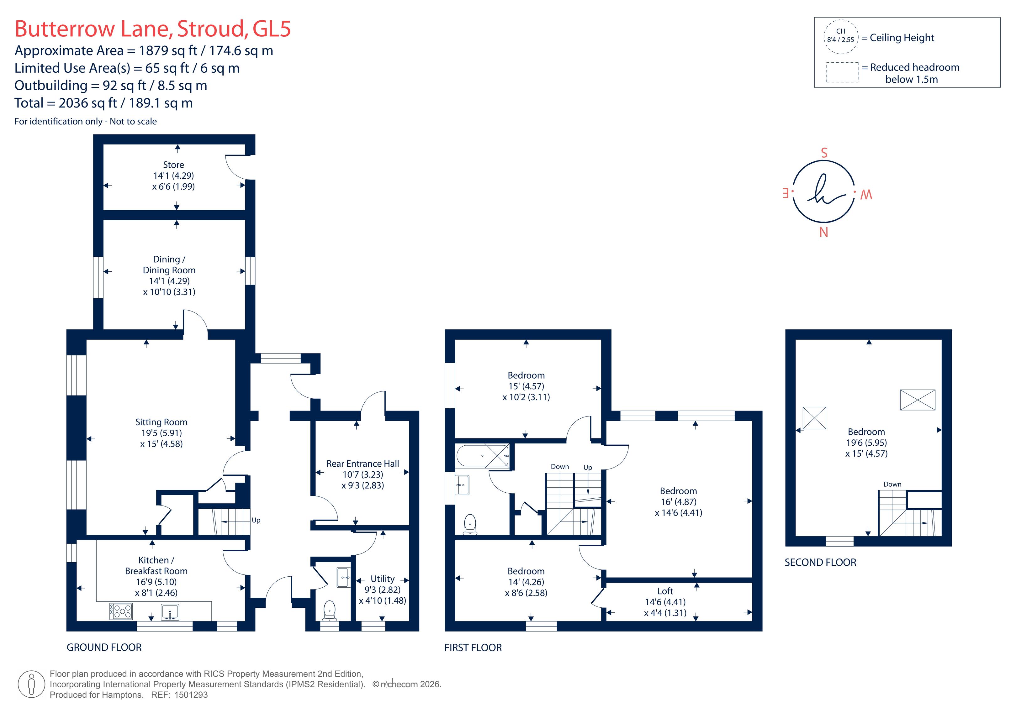 Langton House, Butterrow Lane, Stroud floorplan