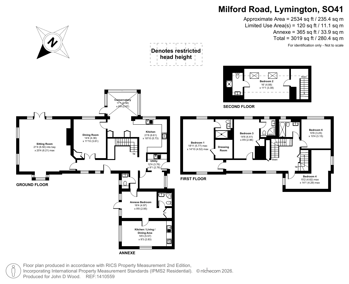 Brookfield, 89, Milford Road, Hampshire floorplan