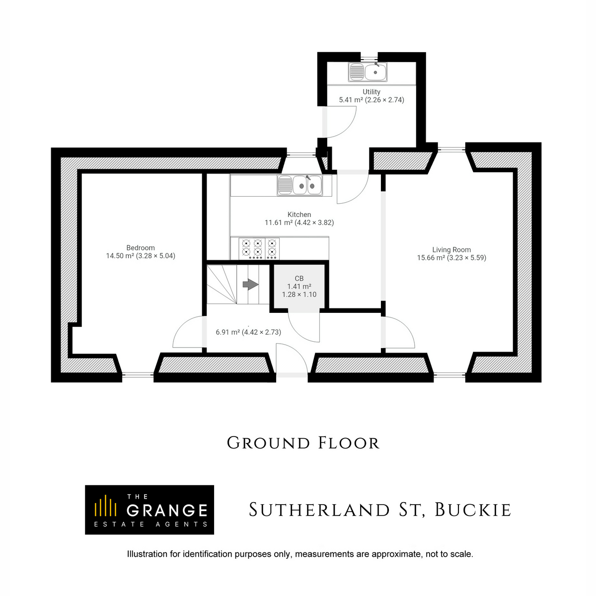 8, Sutherland Street, Buckie floorplan