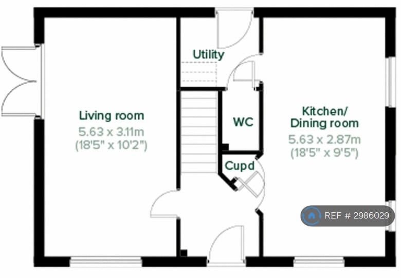 Taylor Avenue, Cottingham floorplan
