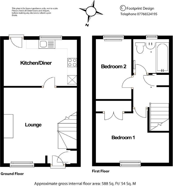 2 Bedrooms Terraced house to rent in Martinsyde, Woking GU22