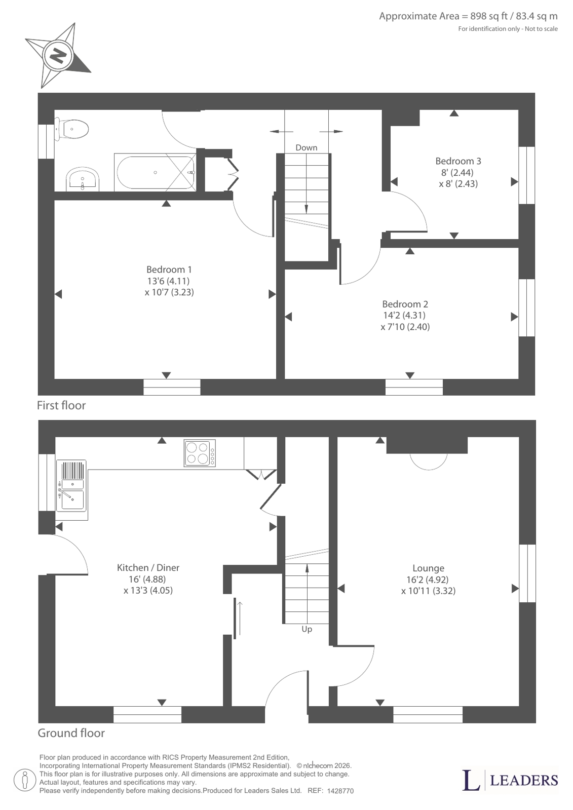 34, Lichfield Road, Chester floorplan