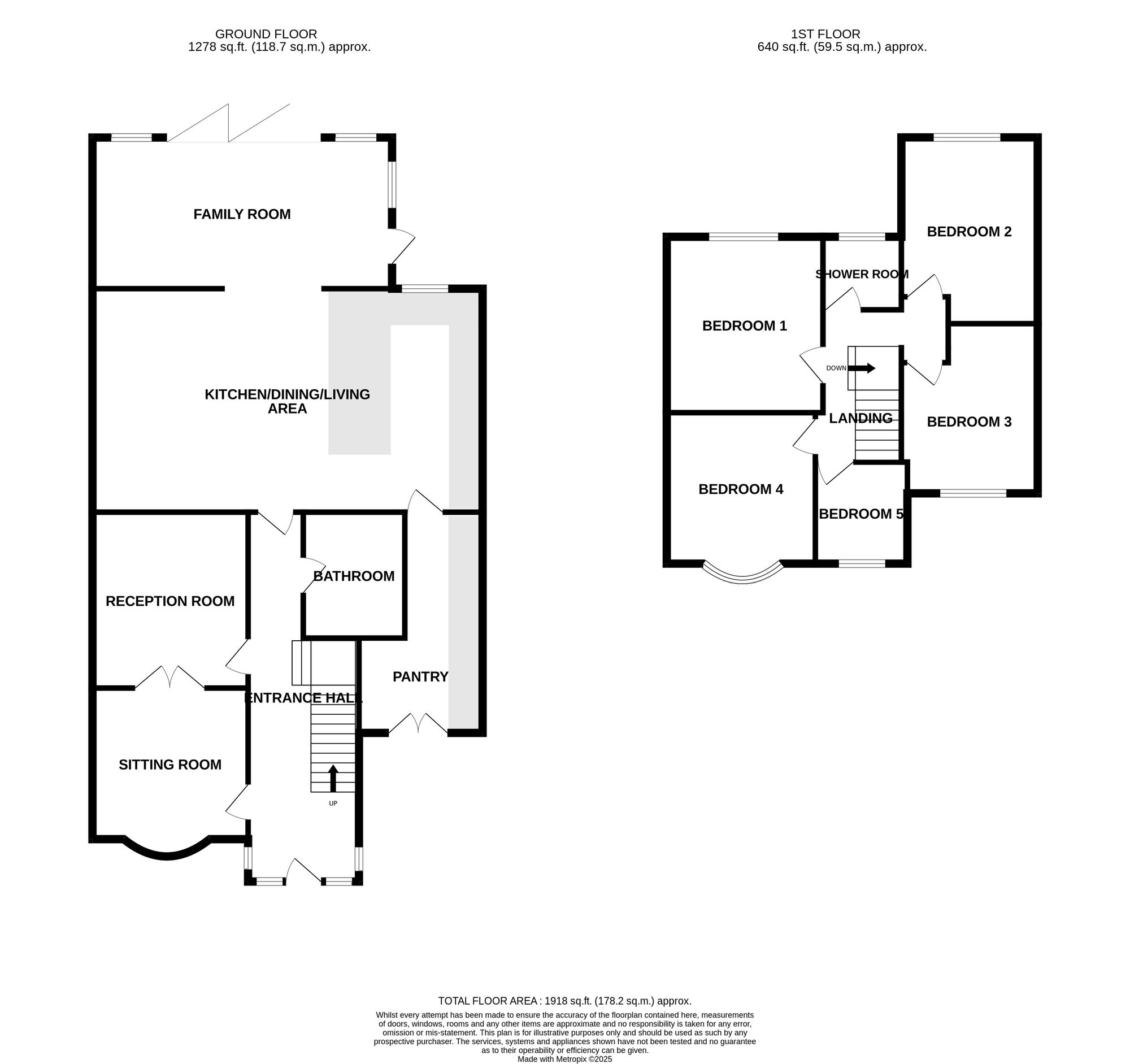 206 Gwendolen Road, Leicester floorplan
