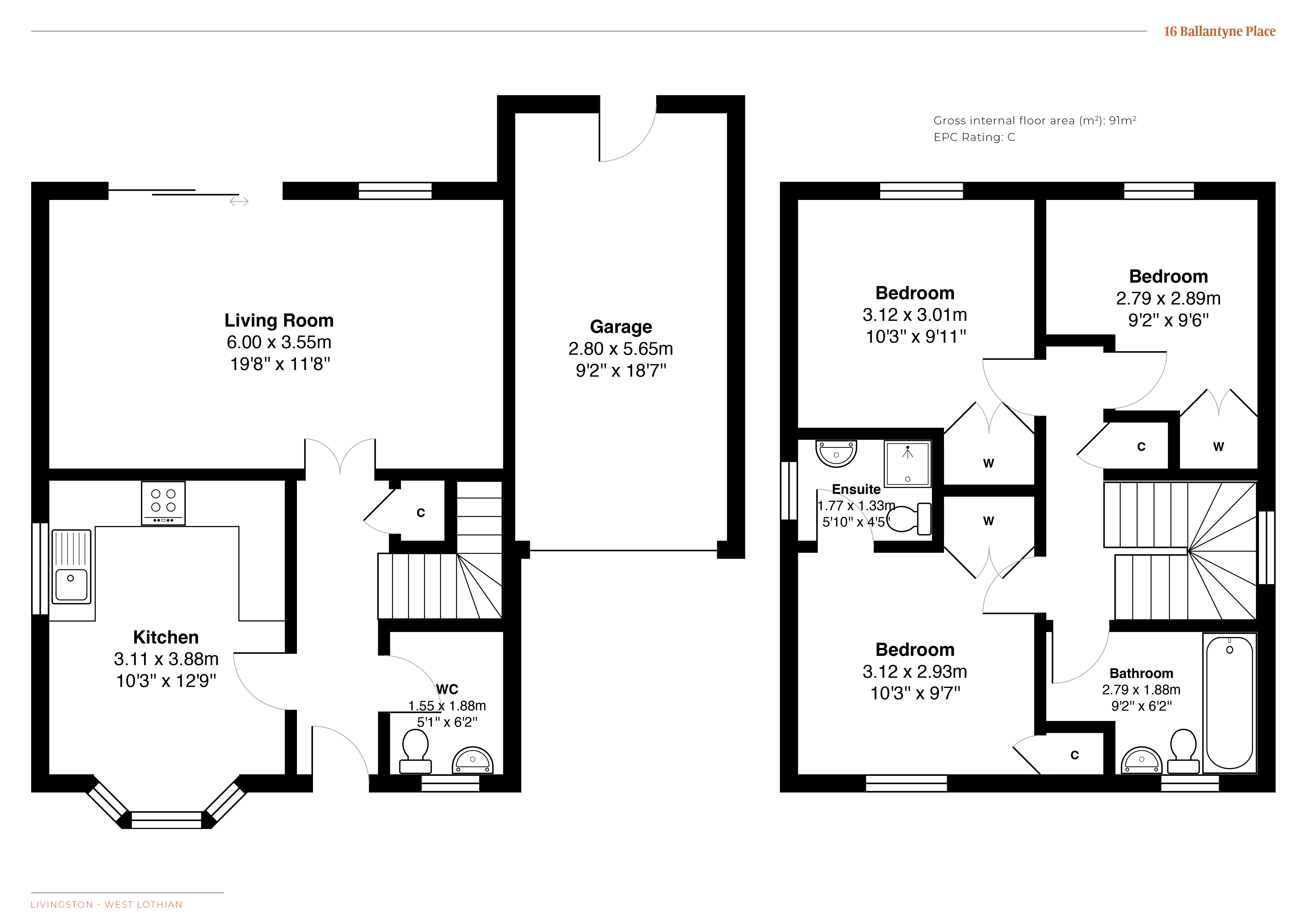 Ballantyne Place, Livingston floorplan