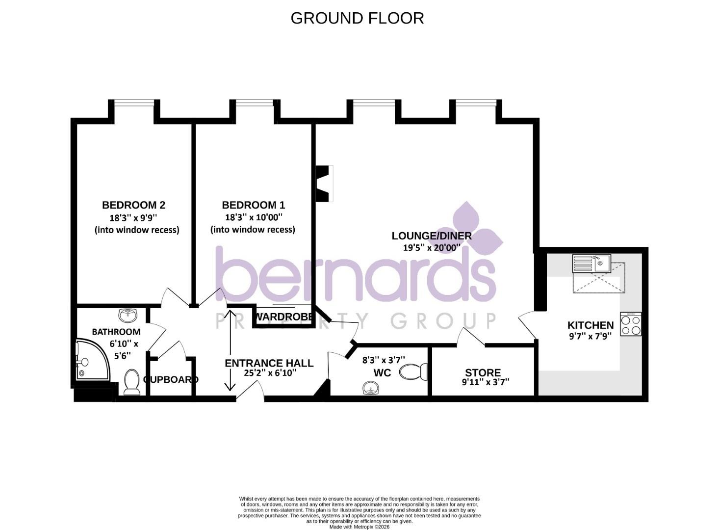 46 Simmonds Lodge, 93, Havant Road, Portsmouth floorplan