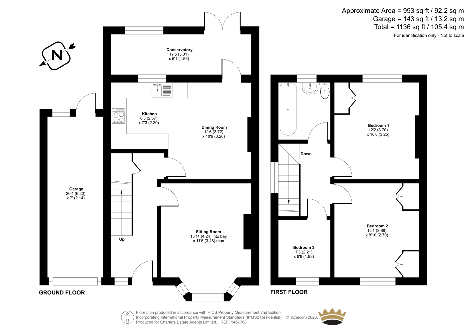 21, Orchard Avenue, Lancing floorplan