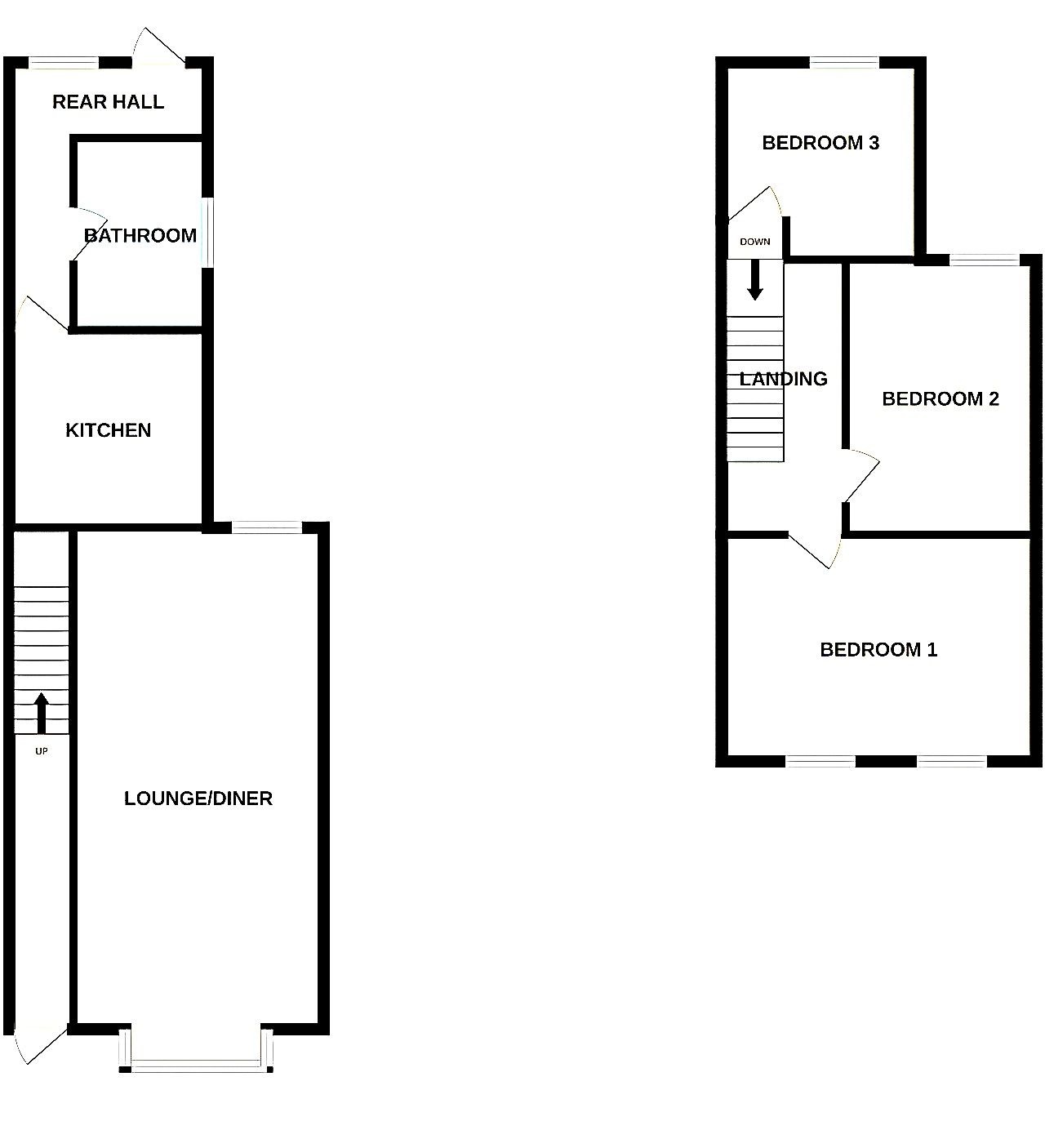20, Idwal Street, Neath floorplan