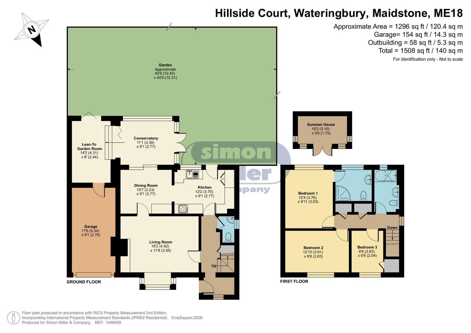 1, Hillside Court, Maidstone floorplan