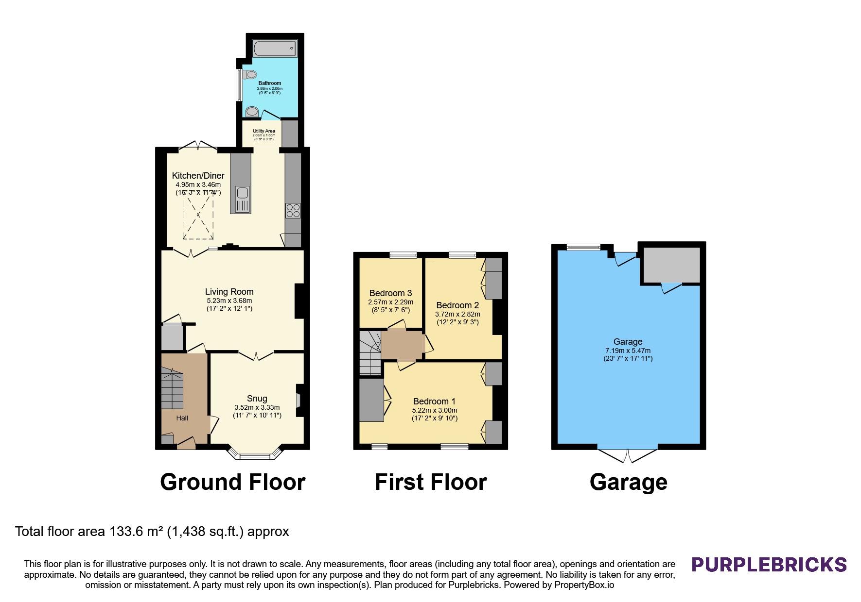 118, Pershore Road, Evesham floorplan