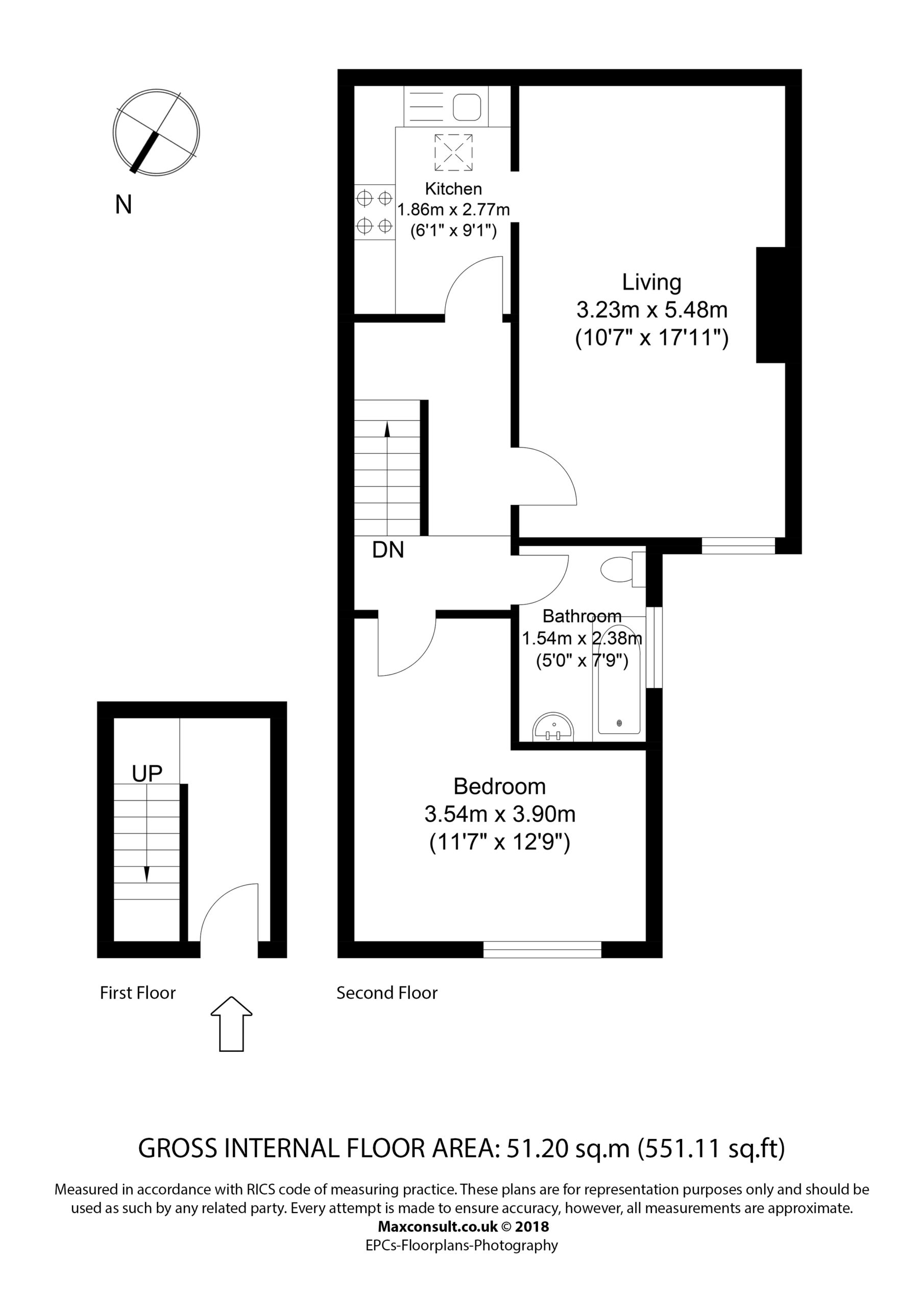 Oakley Gardens, London N8 9PB, London floorplan