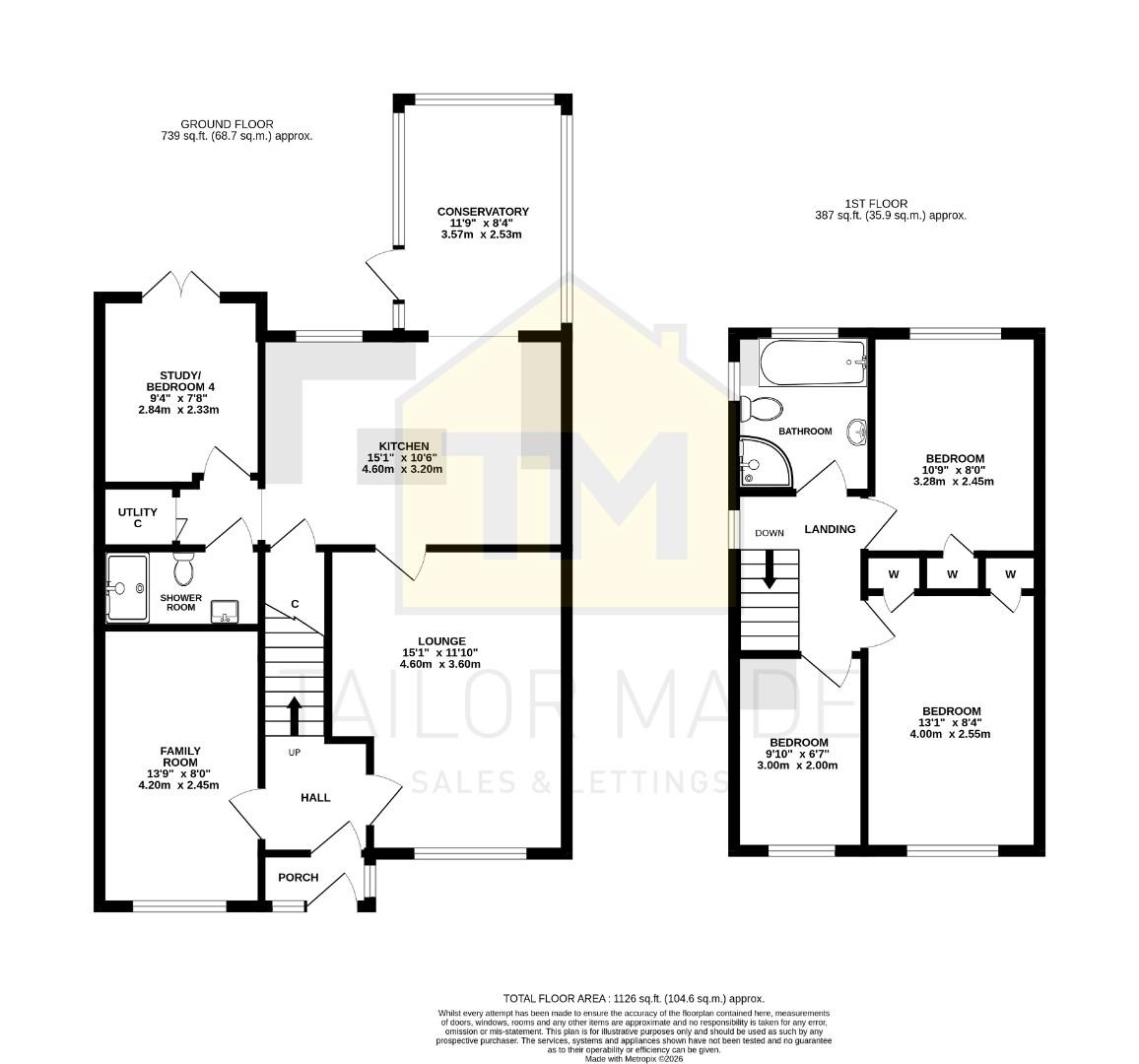 55, Foreland Way, Coventry floorplan