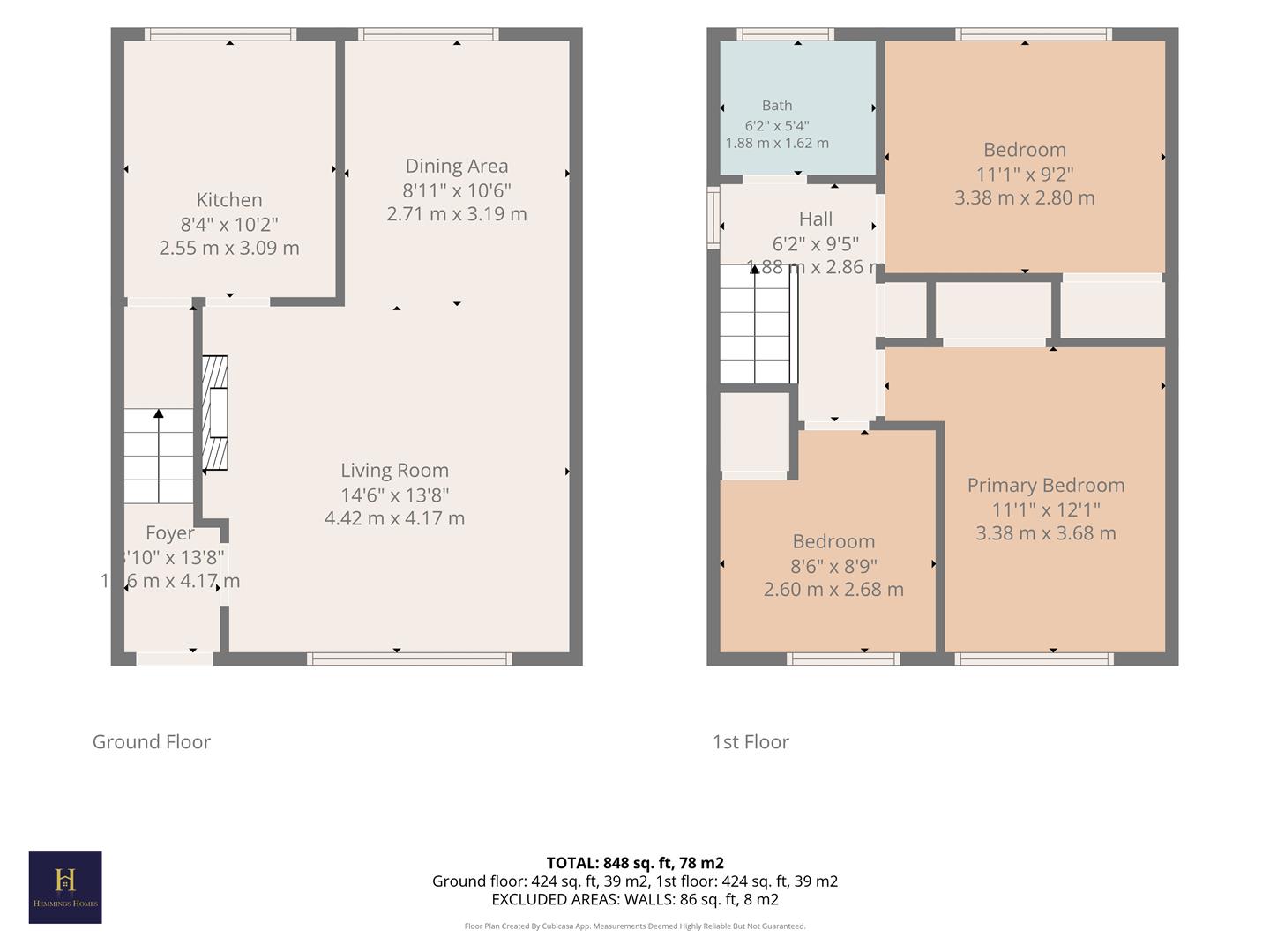 15, Westend Court, Carluke floorplan