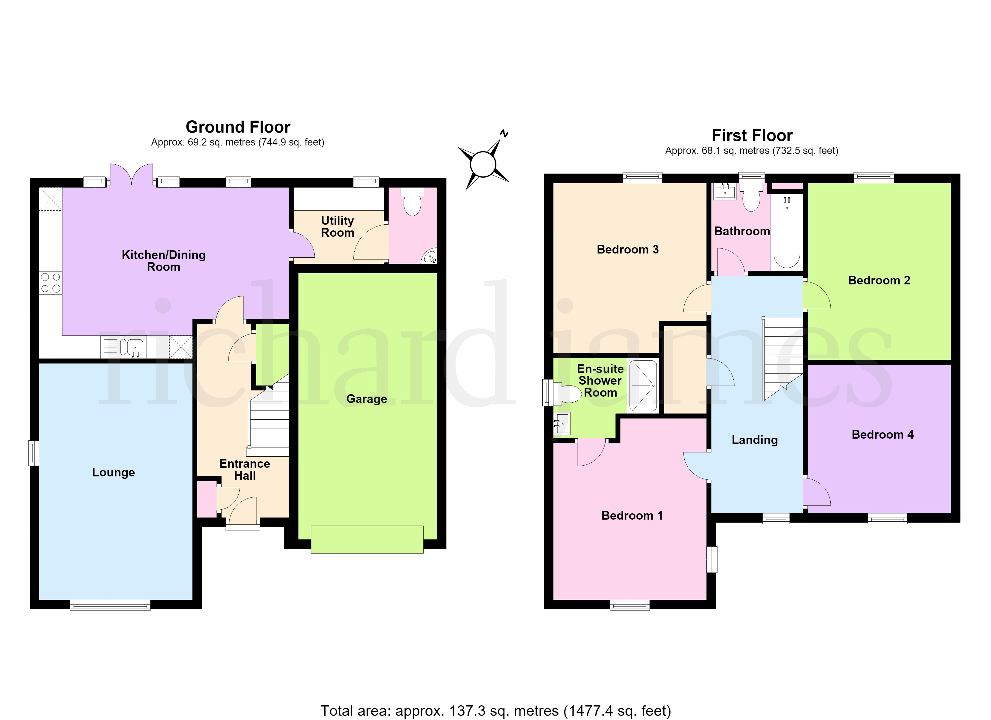 4, Pinnels Road, Wellingborough floorplan