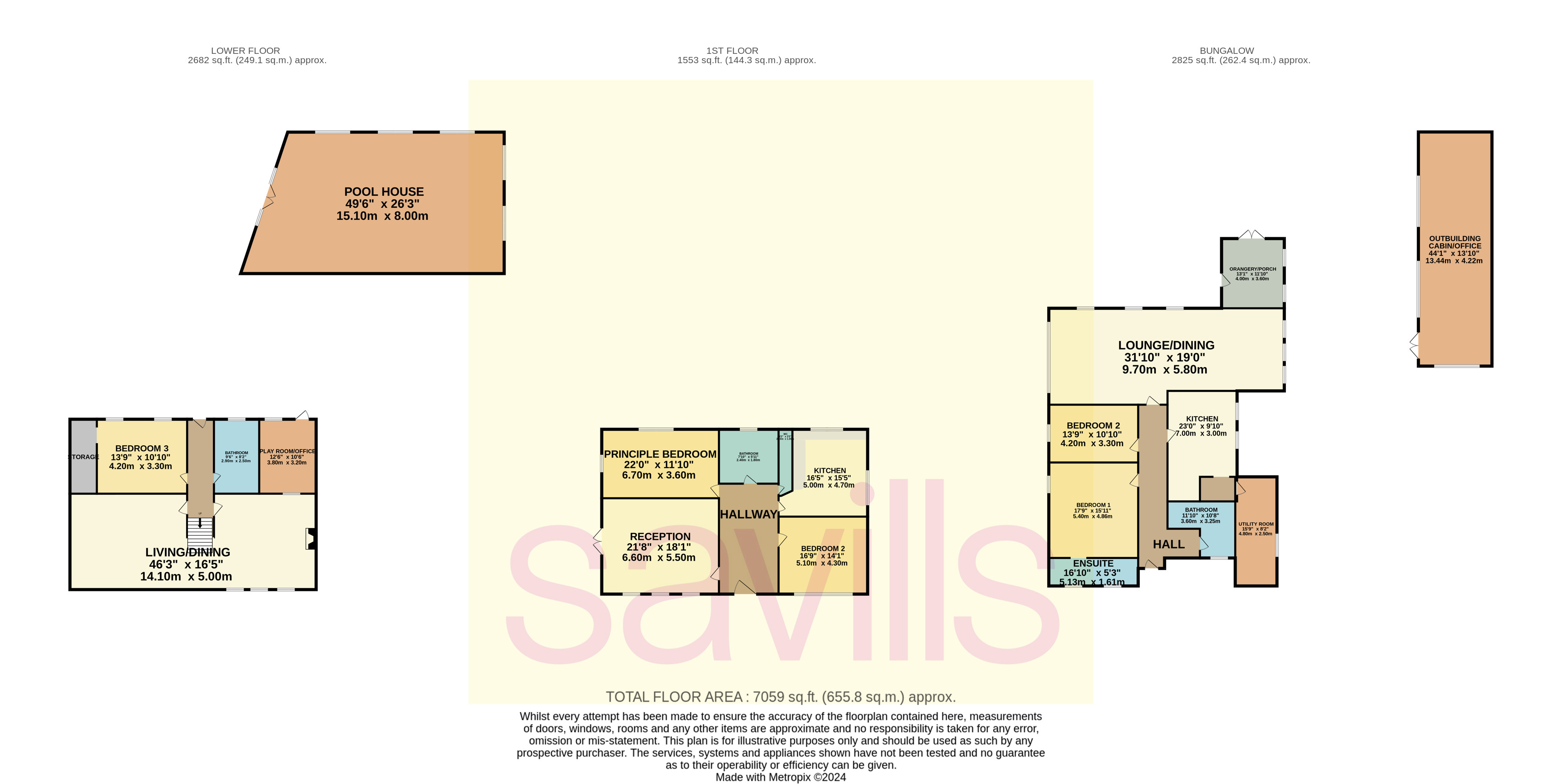 Shrublands & Lowlands,, La Rue De La Blanche Pierre, Jersey floorplan