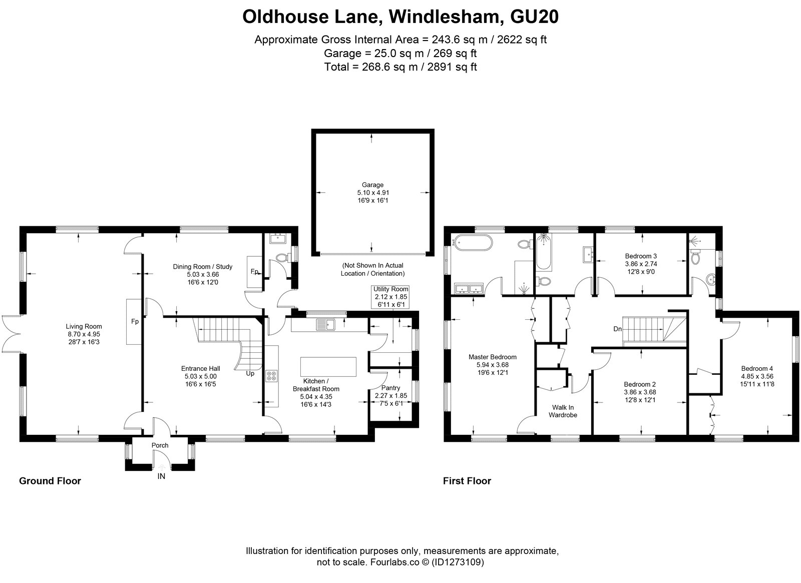 Strandway House,, Oldhouse Lane, Surrey floorplan