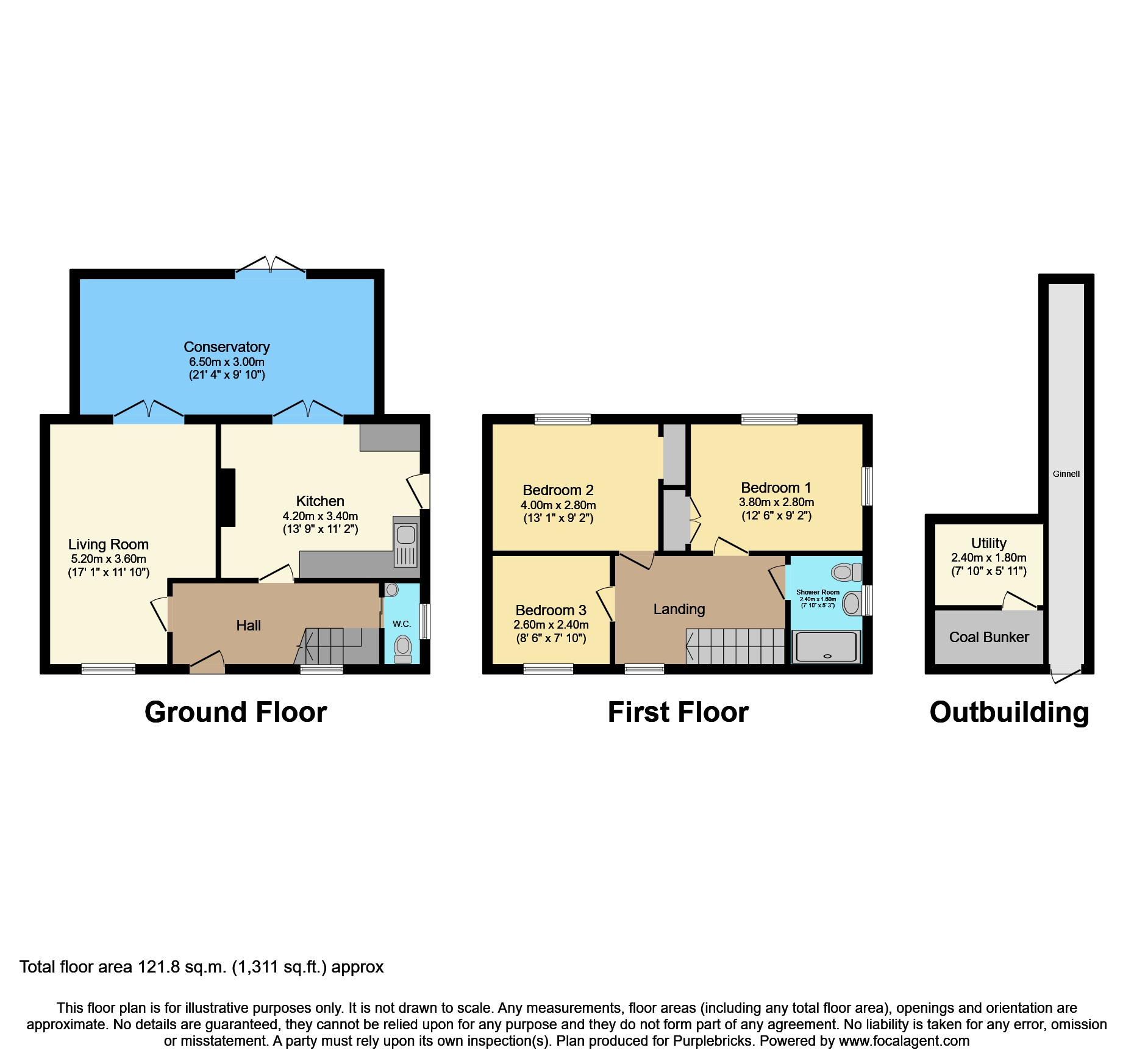82, West Drive, Tintwistle Glossop floorplan