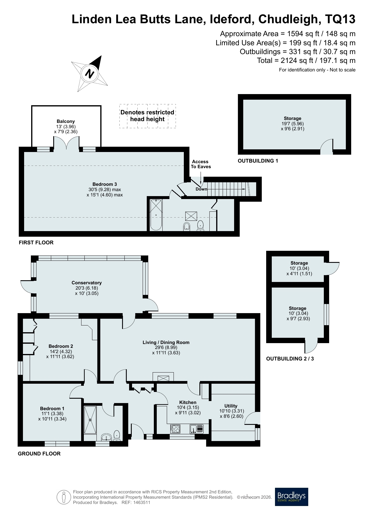 Linden Lea,, Butts Lane, Chudleigh floorplan