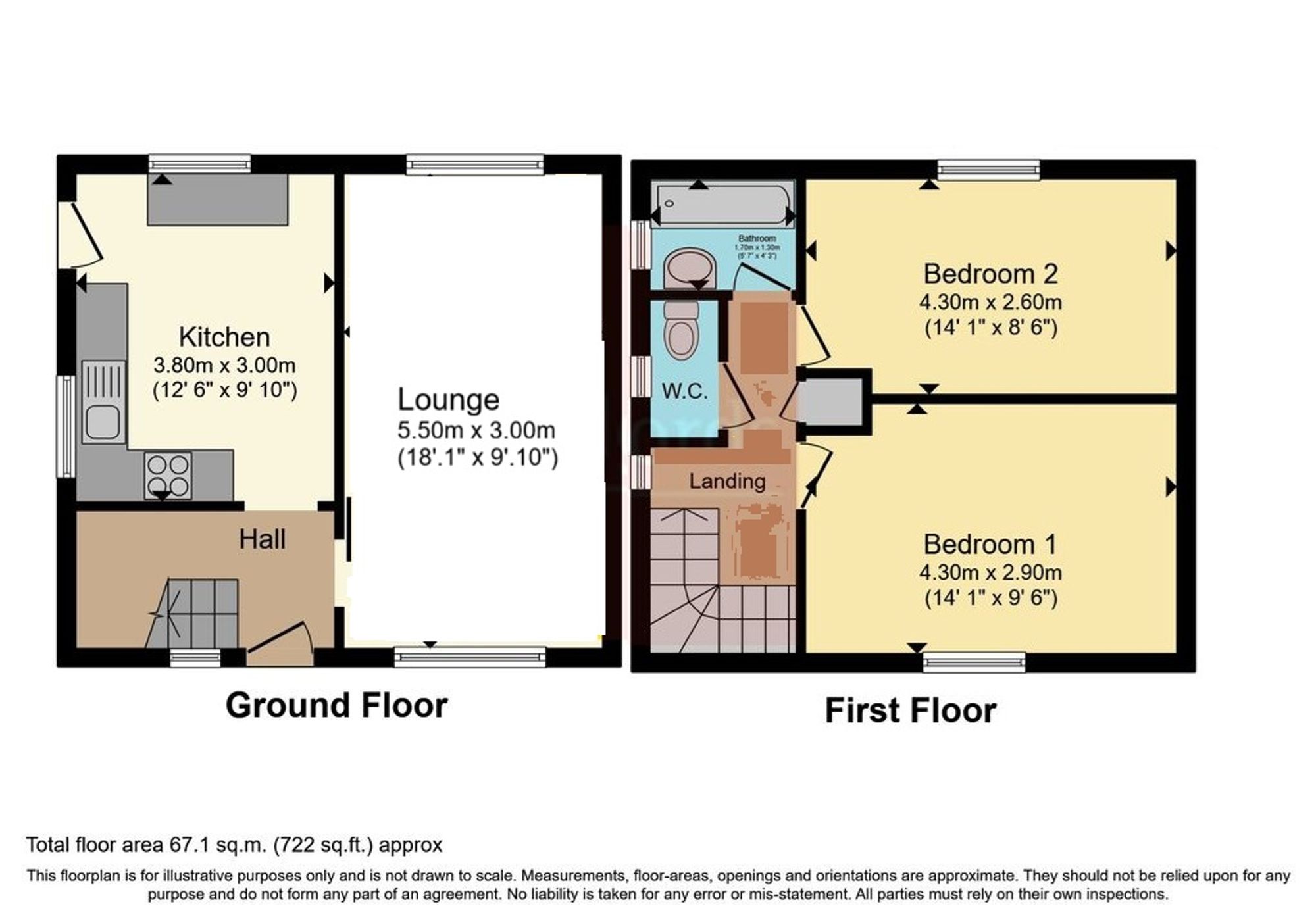 23 Bylands Way, Darlington floorplan