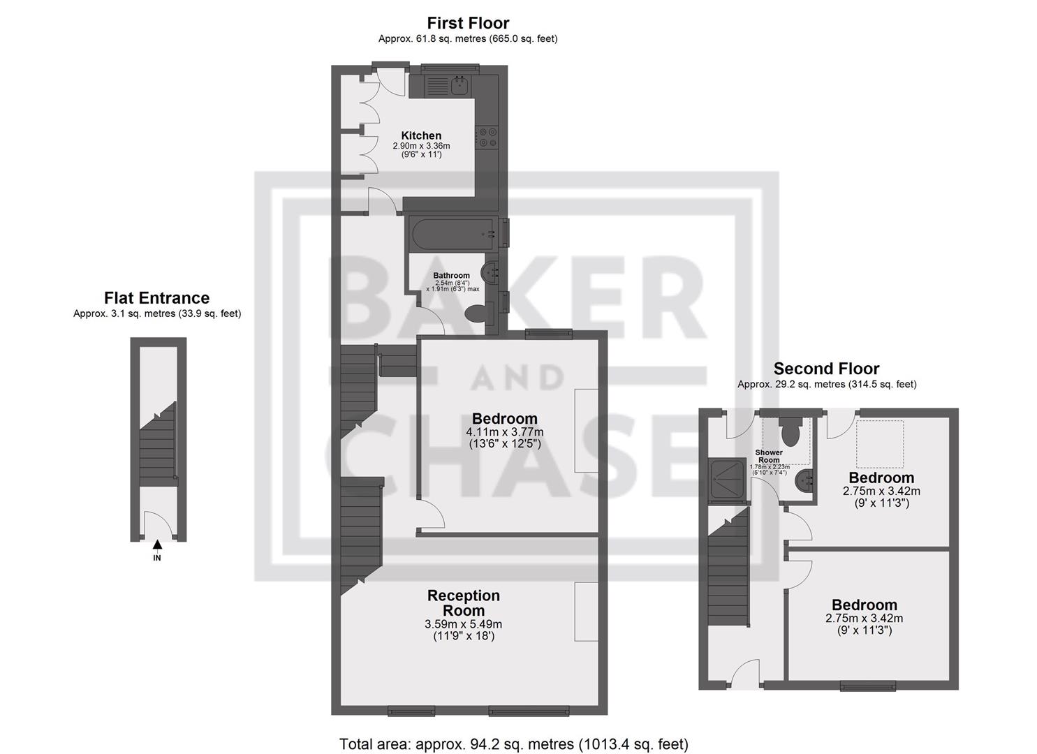 3 Bedrooms Flat for sale in St. Marks Road, Bush Hill Park, Enfield EN1