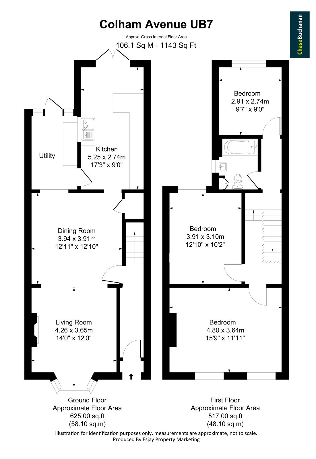 20, Colham Avenue, West Drayton floorplan