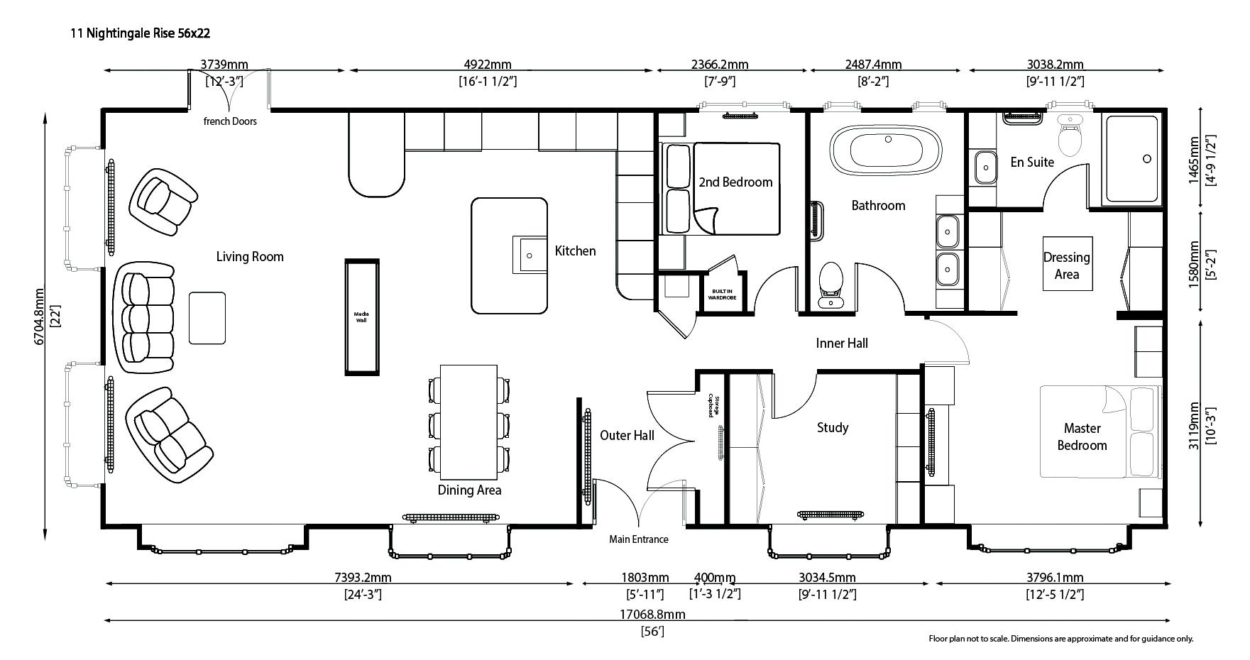 11 Nightingale Rise, Weybridge Park Estate, Addlestone floorplan