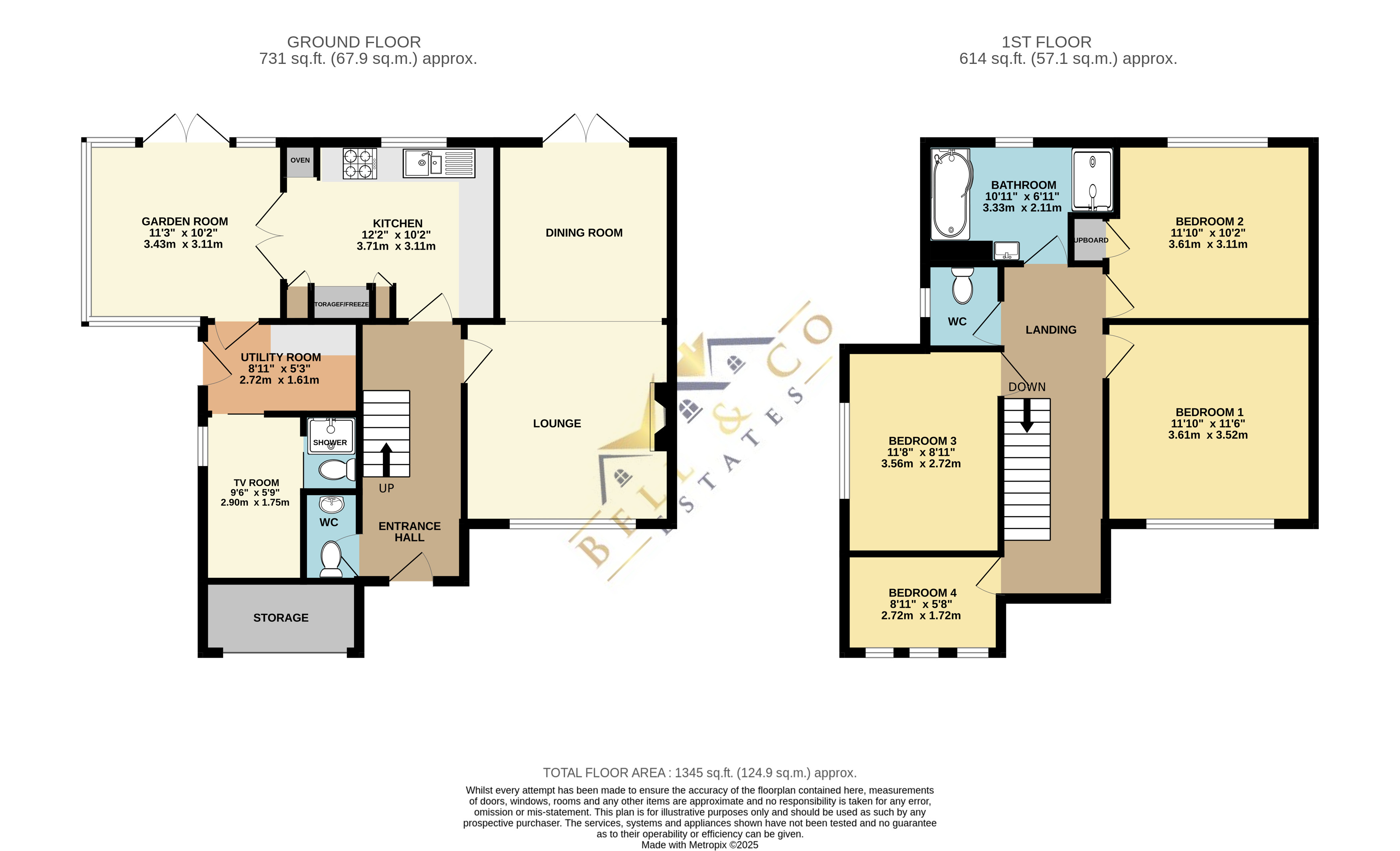 1, Beeches Road, Sheffield floorplan