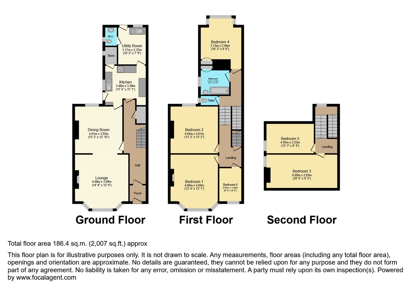 1, Approach Road, Margate floorplan