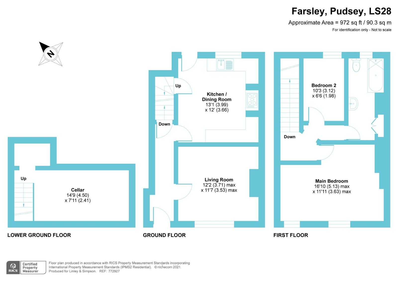 1, Andrew Street, Pudsey floorplan