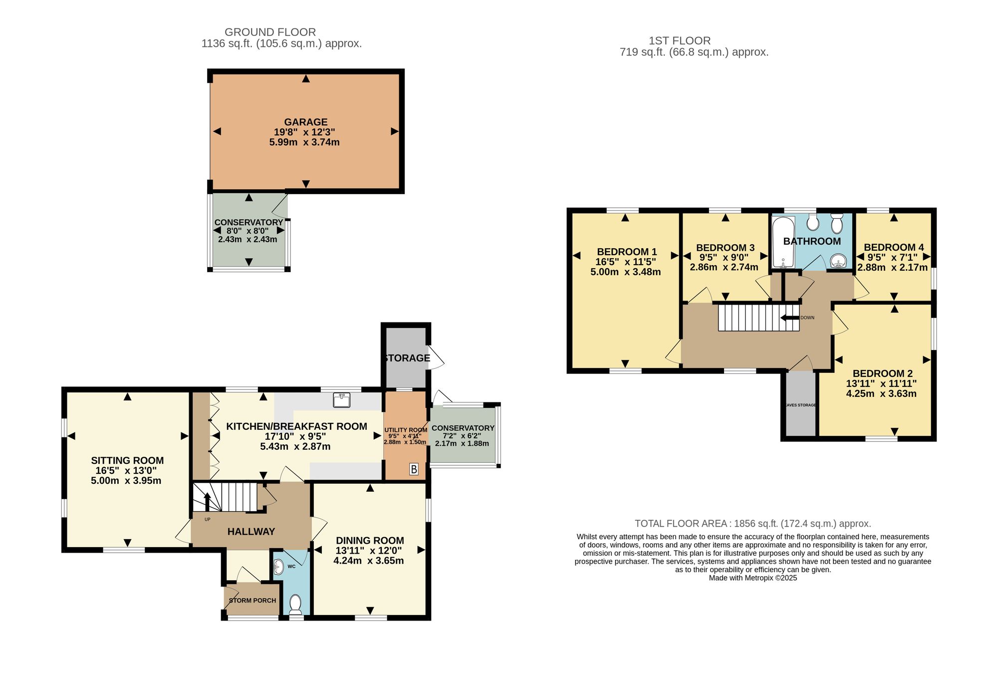 1 Thorne Park Road, Torquay floorplan
