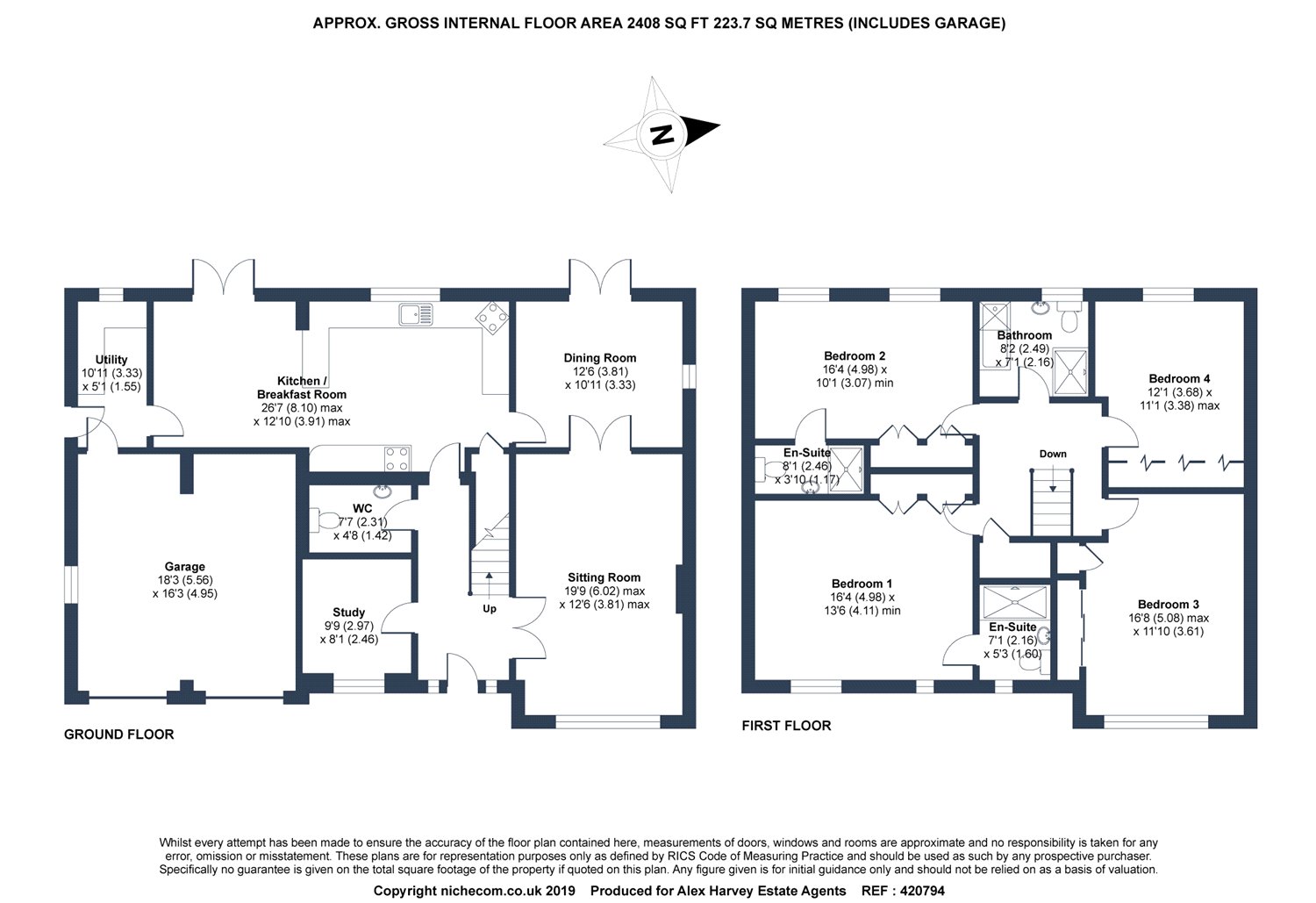 4 Bedrooms Detached house for sale in Avebury Close, Horsham, West Sussex RH12