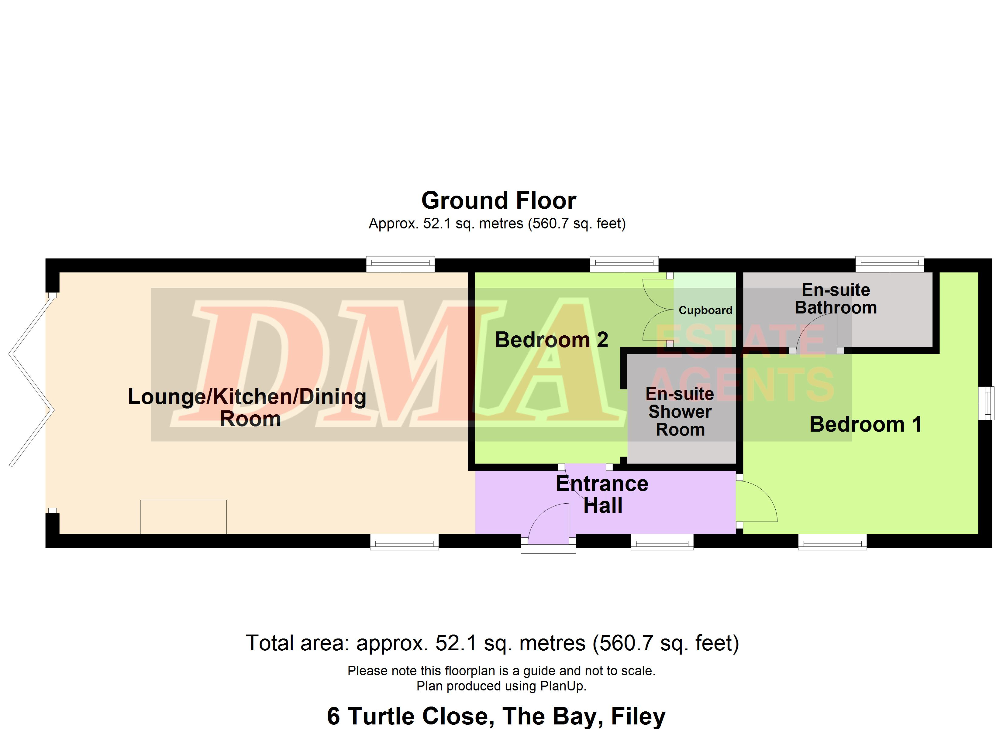 6, Turtle Close, The Bay, Filey floorplan
