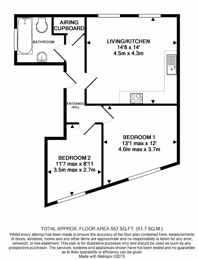 2 Saffron Court, Stamford Street, Portsmouth floorplan