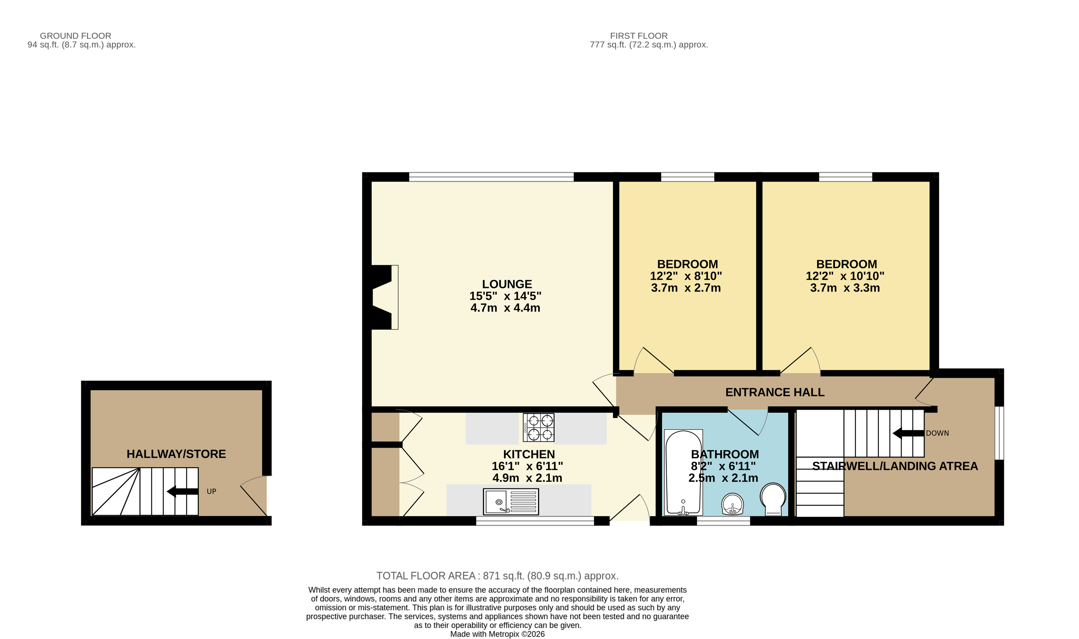 41, Coronation Road, Wroughton floorplan