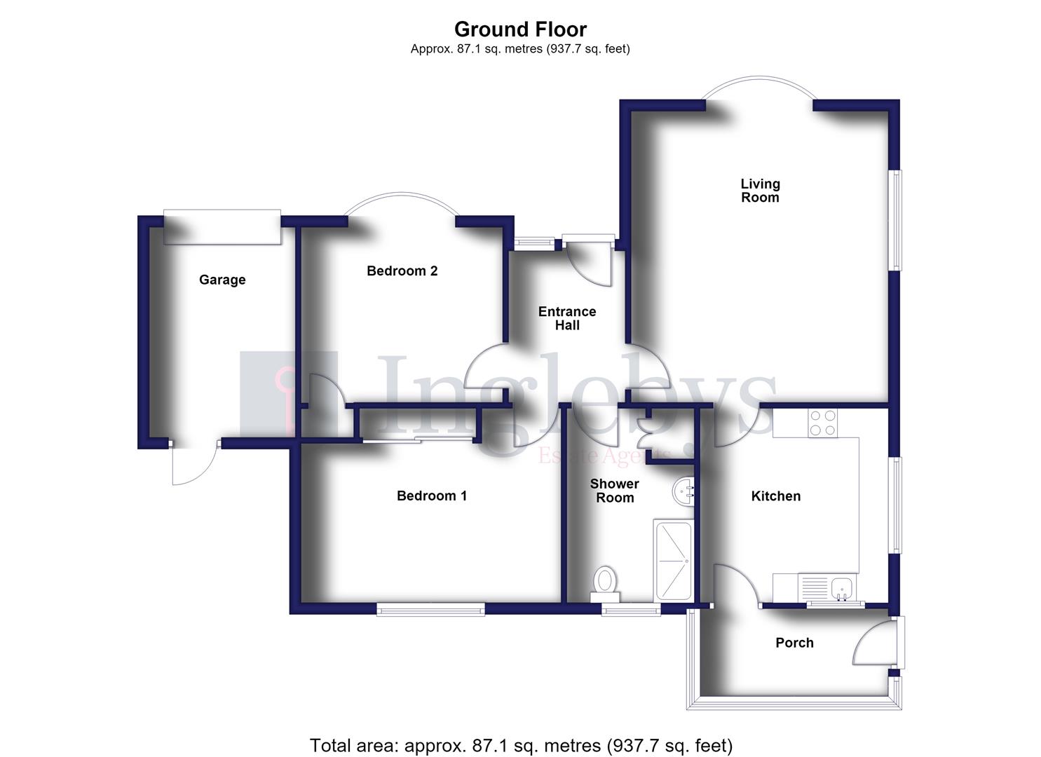 27, Glebe Gardens, Easington floorplan