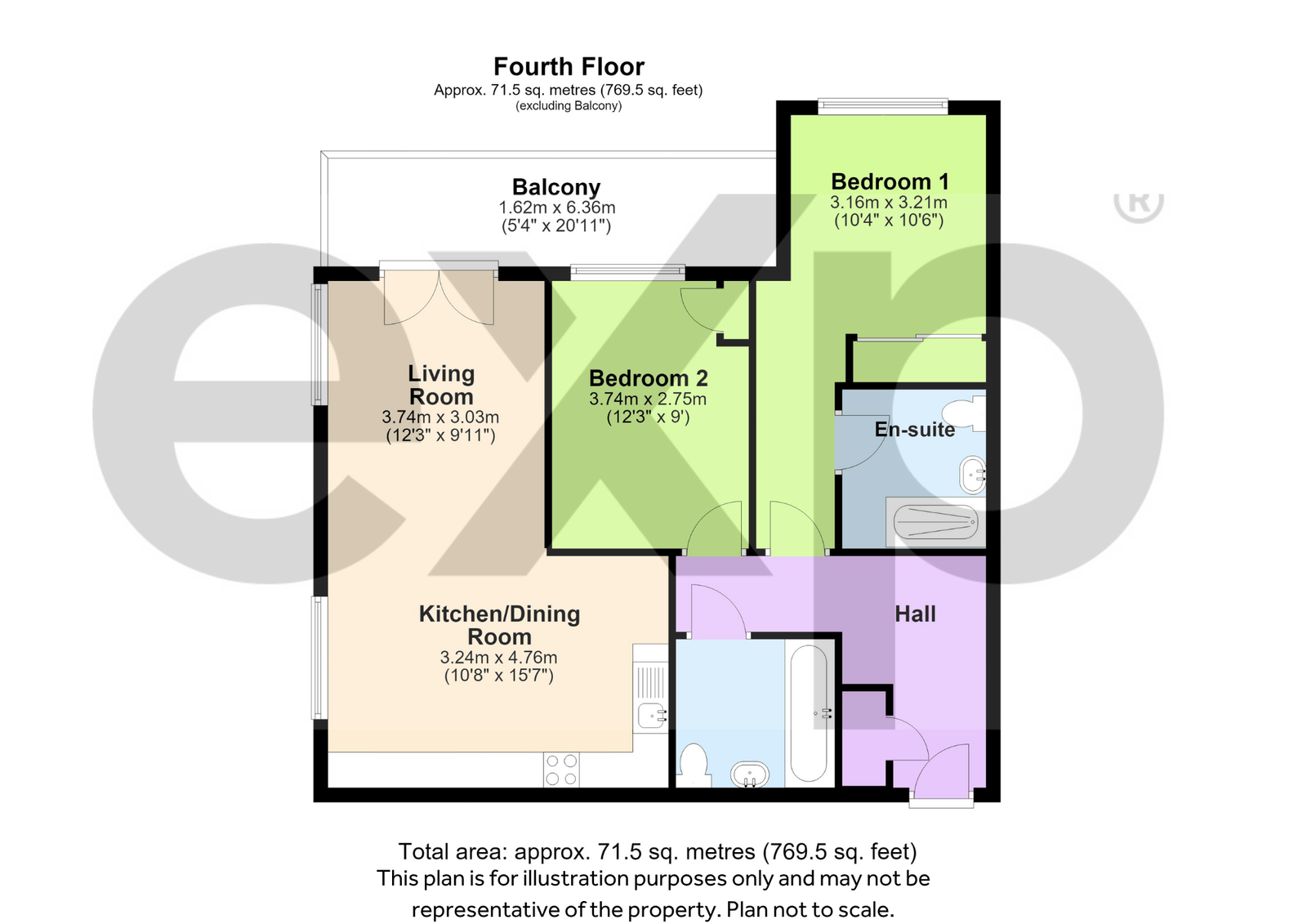 42,Amphion Place, Rosalind Drive, Maidstone floorplan