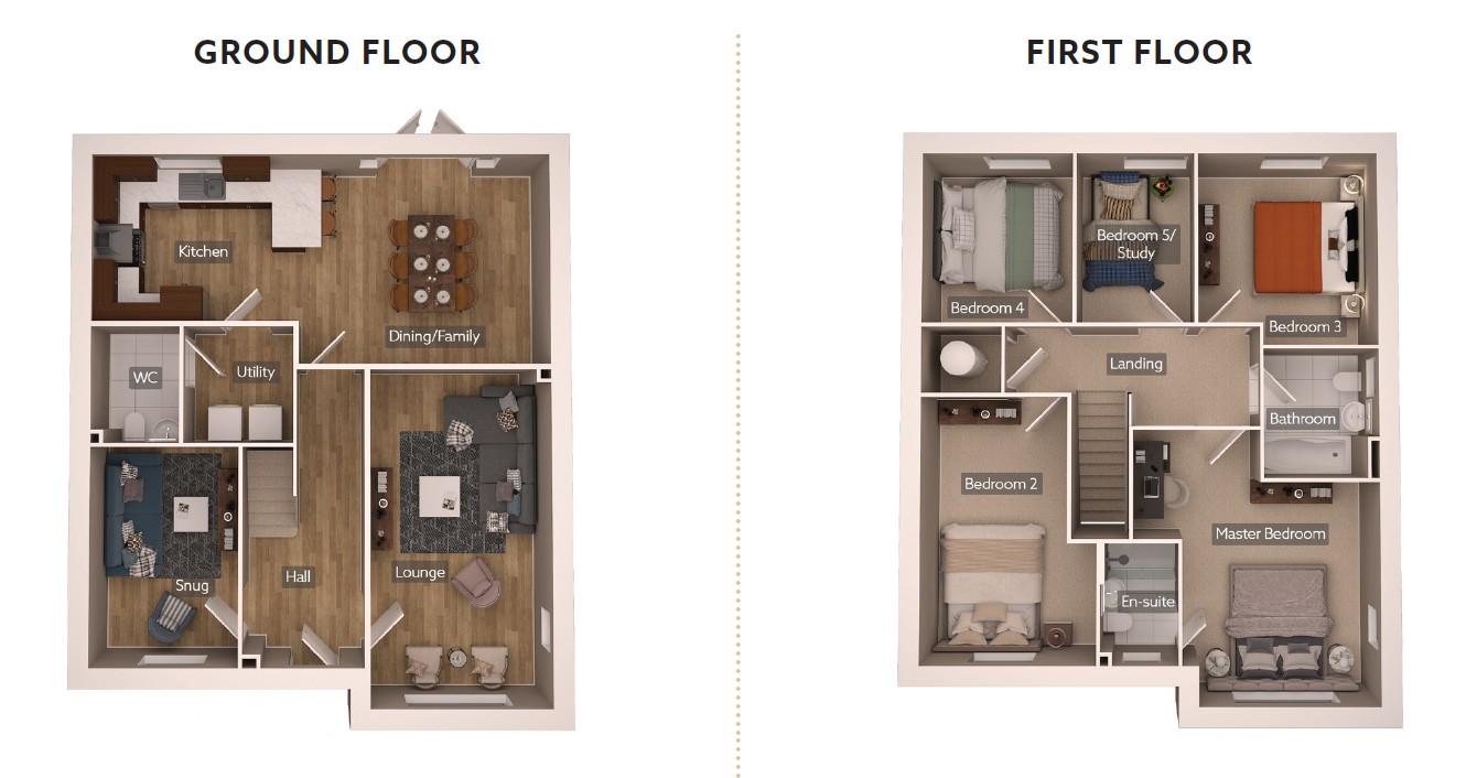 The Edinburgh, Live, The Pastures, Harrogate floorplan