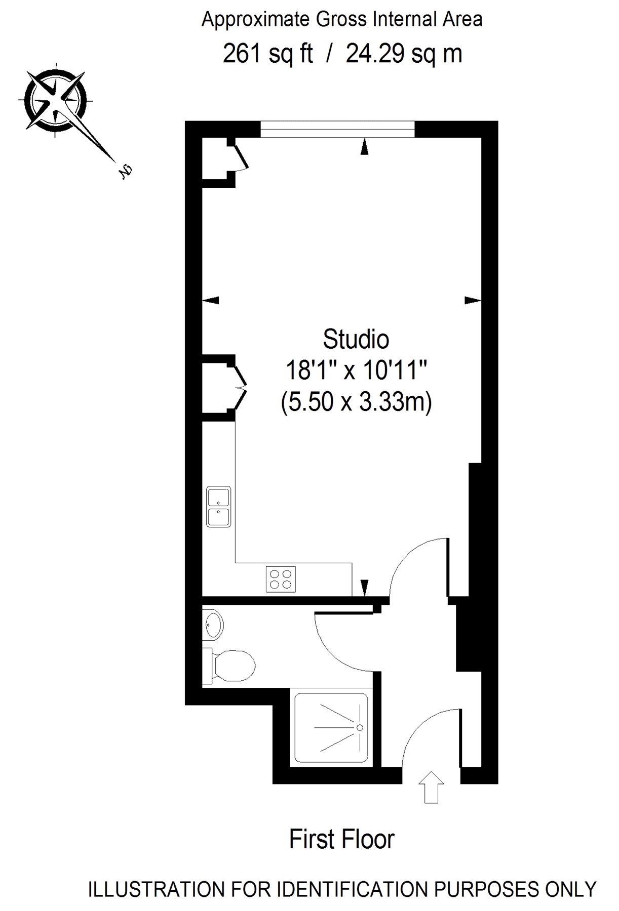 104 Chilworth Court, 125-129, Gloucester Terrace, London floorplan