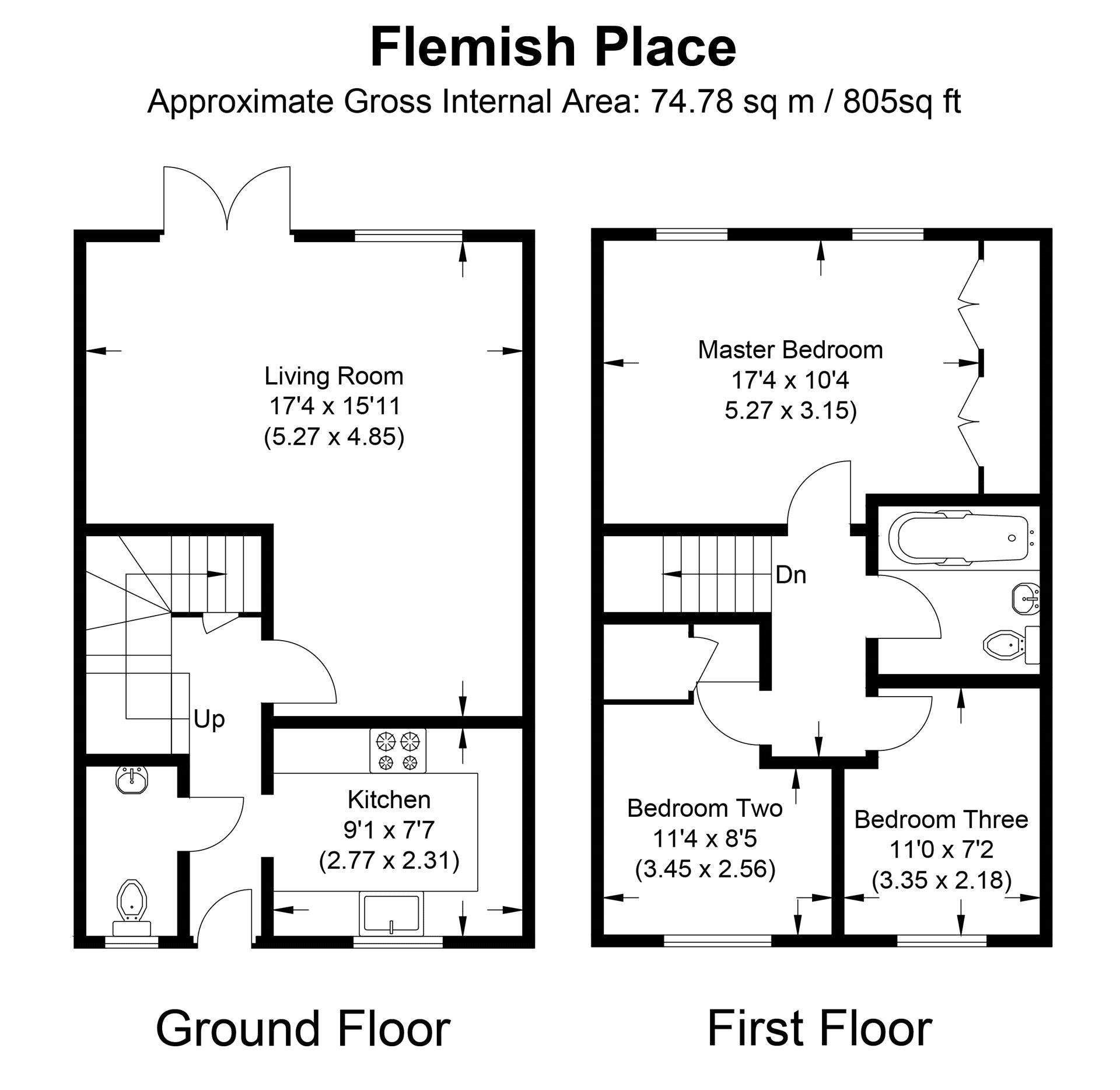 3 Bedrooms Terraced house for sale in Flemish Place, Warfield, Bracknell, Berkshire RG42