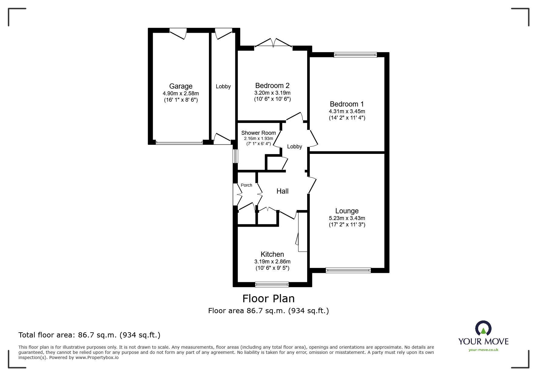 1, Rowan Court, South Yorkshire floorplan