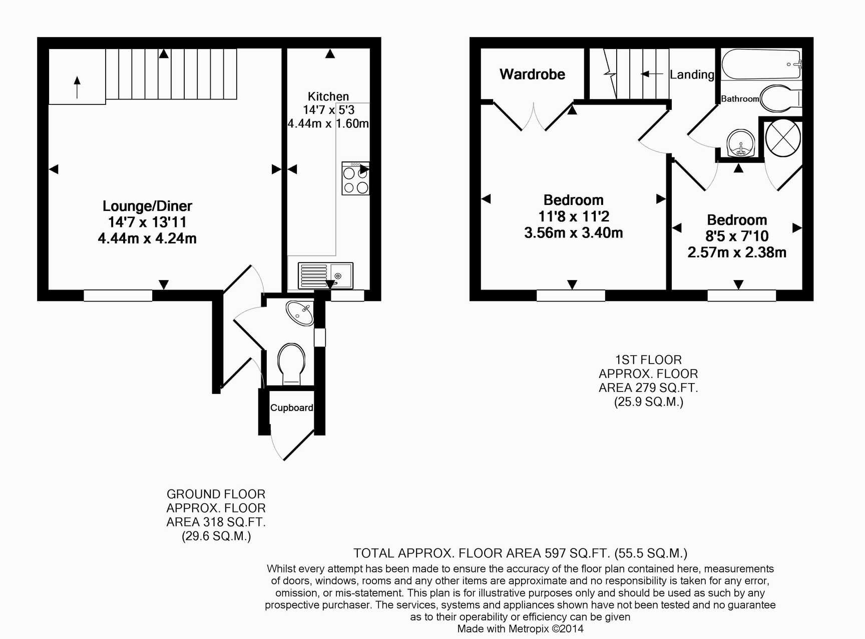 2 Bedrooms End terrace house to rent in Ravenscroft, Hook RG27